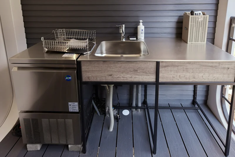 IZA GLAMPING 千早赤阪村 キッチン