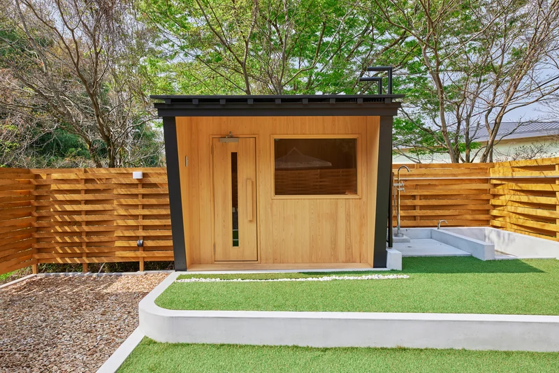 IZA GLAMPING 千早赤阪村 サウナ