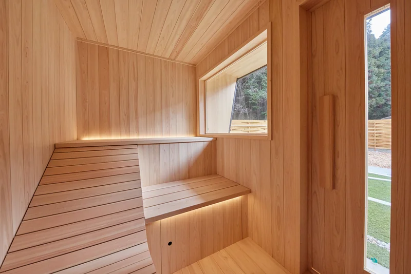 IZA GLAMPING 千早赤阪村 サウナ