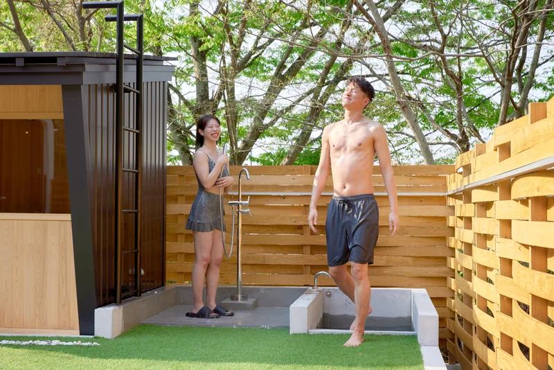 IZA GLAMPING 千早赤阪村 サウナ