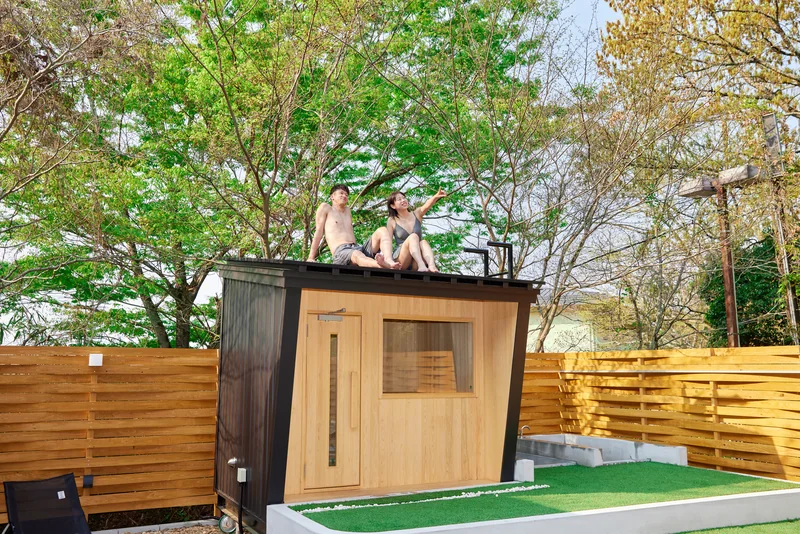IZA GLAMPING 千早赤阪村 サウナ