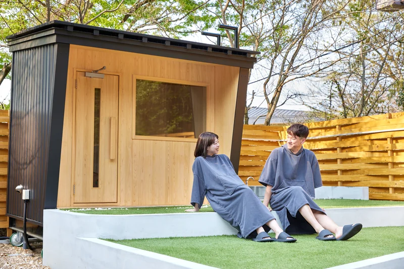 IZA GLAMPING 千早赤阪村 サウナ