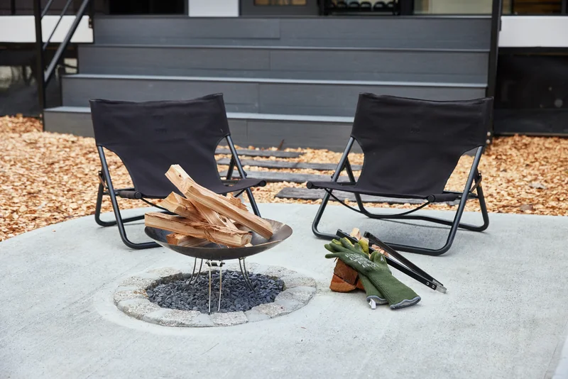 IZA GLAMPING 千早赤阪村 焚き火