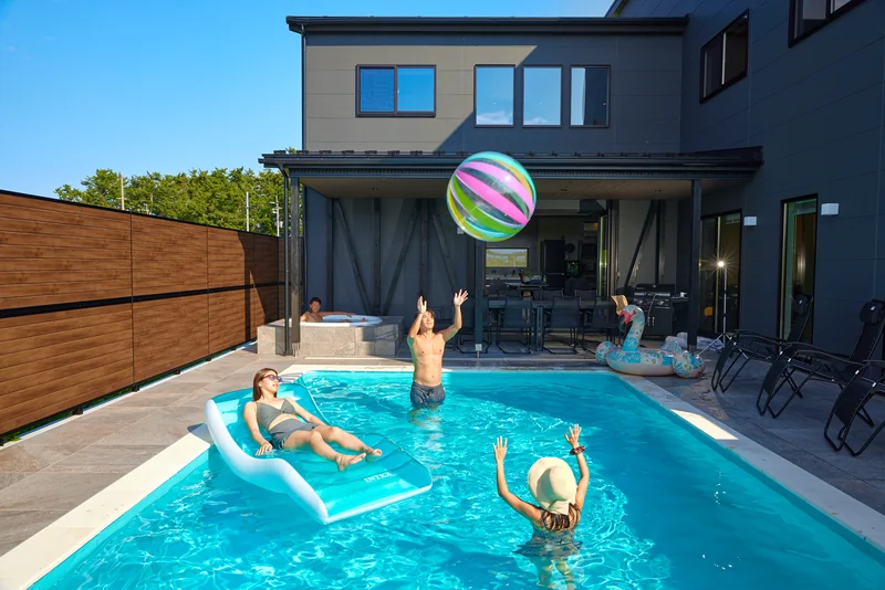 LAKE SAUNA RESORT POOL VILLA 莉 -REI- プール