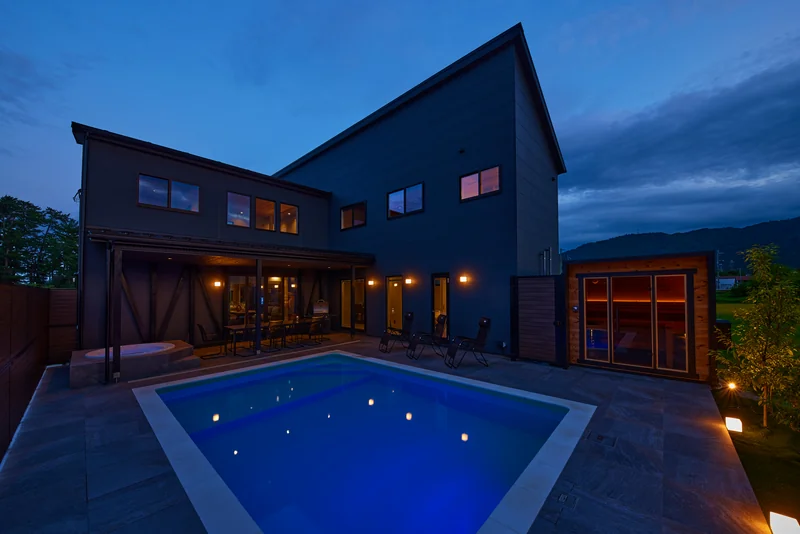 LAKE SAUNA RESORT POOL VILLA 莉 -REI- プール
