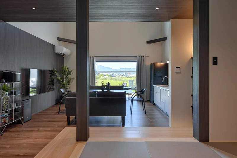 LAKE SAUNA RESORT SUITE VILLA 碧-AOI- リビング