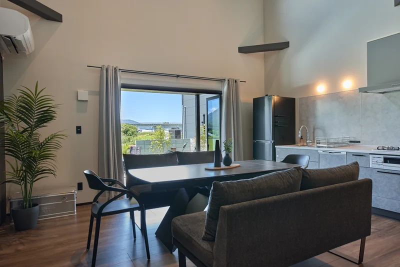 LAKE SAUNA RESORT SUITE VILLA 碧-AOI- リビング