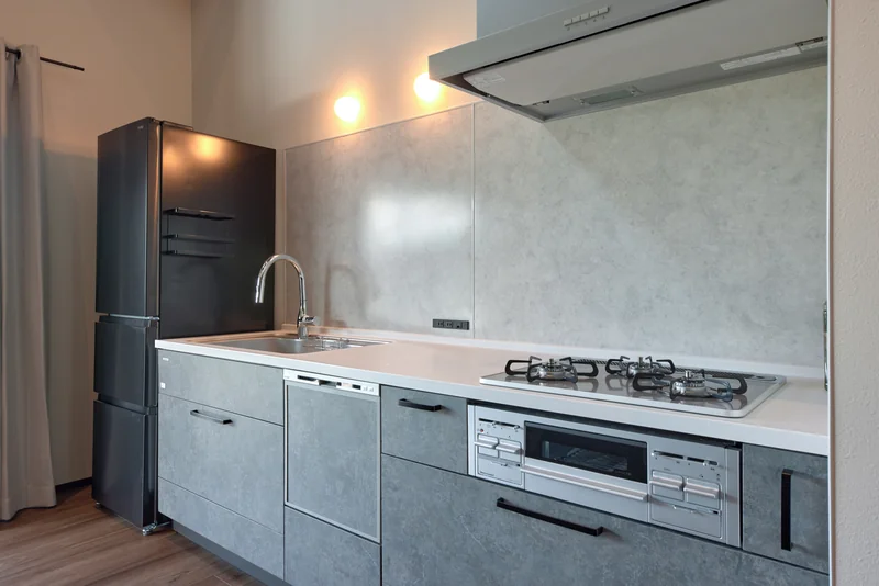 LAKE SAUNA RESORT SUITE VILLA 碧-AOI- キッチン