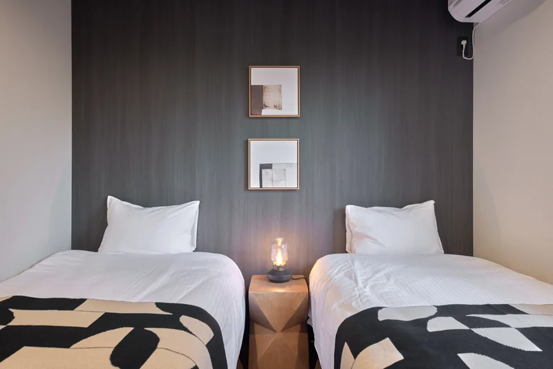 LAKE SAUNA RESORT SUITE VILLA 碧-AOI- 寝室1