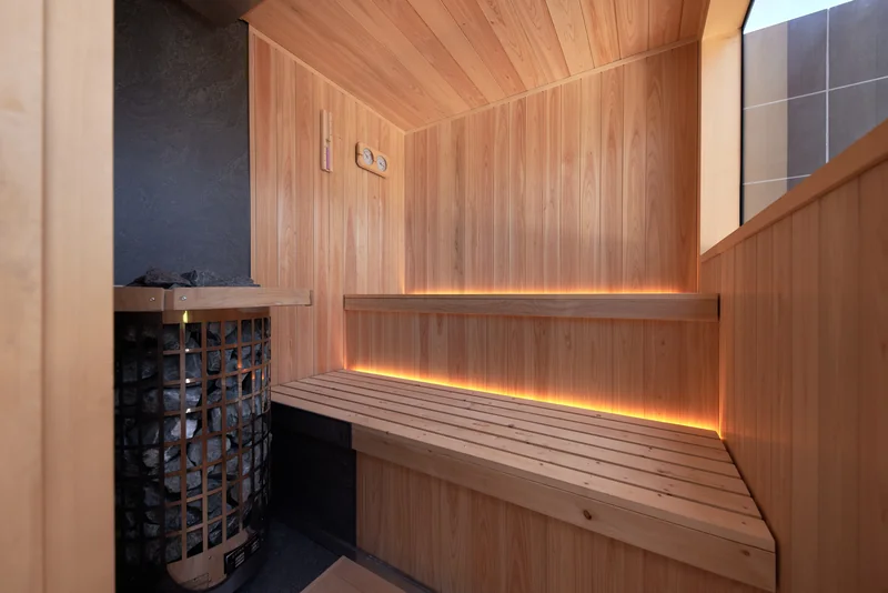 LAKE SAUNA RESORT SUITE VILLA 碧-AOI- サウナ