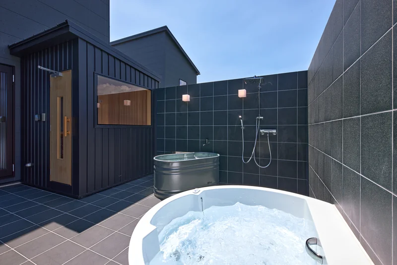 LAKE SAUNA RESORT SUITE VILLA 碧-AOI- ジャグジー