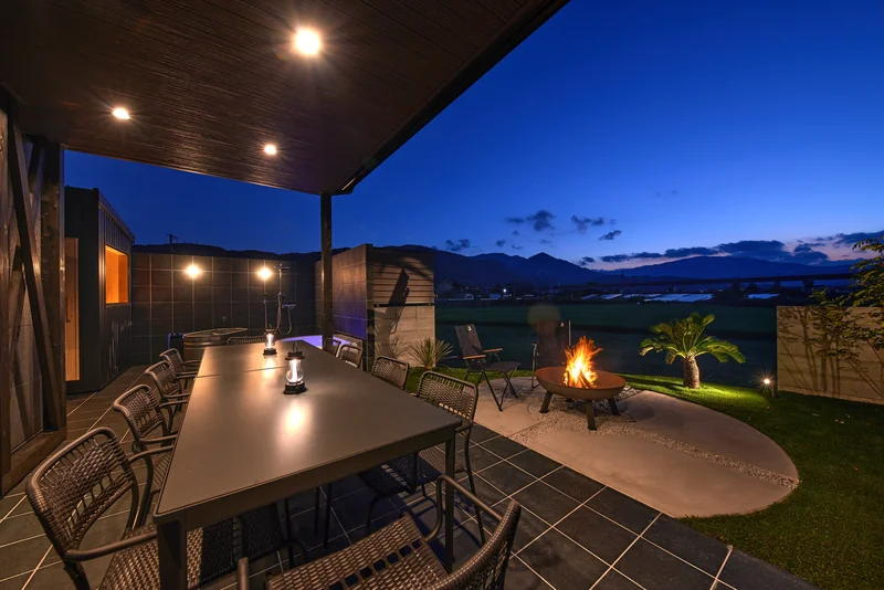 LAKE SAUNA RESORT SUITE VILLA 碧-AOI- BBQ・テラス