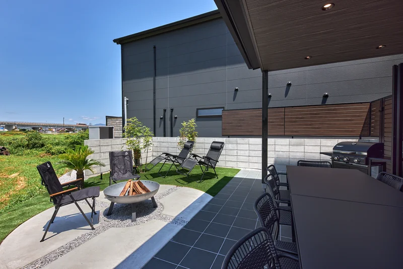 LAKE SAUNA RESORT SUITE VILLA 碧-AOI- BBQ・テラス