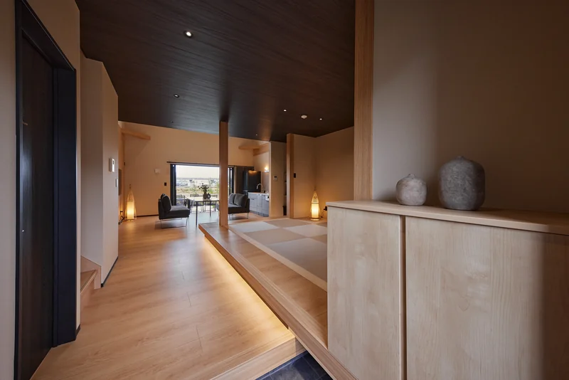LAKE SAUNA RESORT SUITE VILLA 惺 -SHOU- リビング