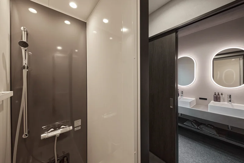 LAKE SAUNA RESORT SUITE VILLA 惺 -SHOU- シャワールーム