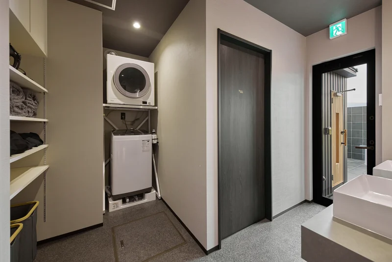 LAKE SAUNA RESORT SUITE VILLA 惺 -SHOU- シャワールーム