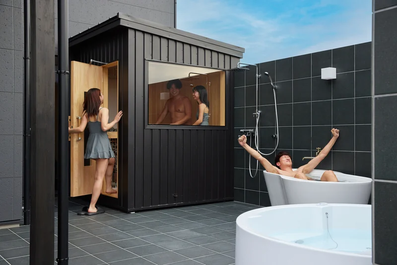 LAKE SAUNA RESORT SUITE VILLA 惺 -SHOU- サウナ