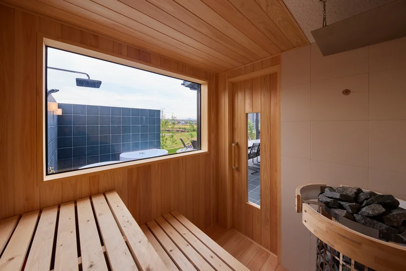 LAKE SAUNA RESORT SUITE VILLA 惺 -SHOU- サウナ