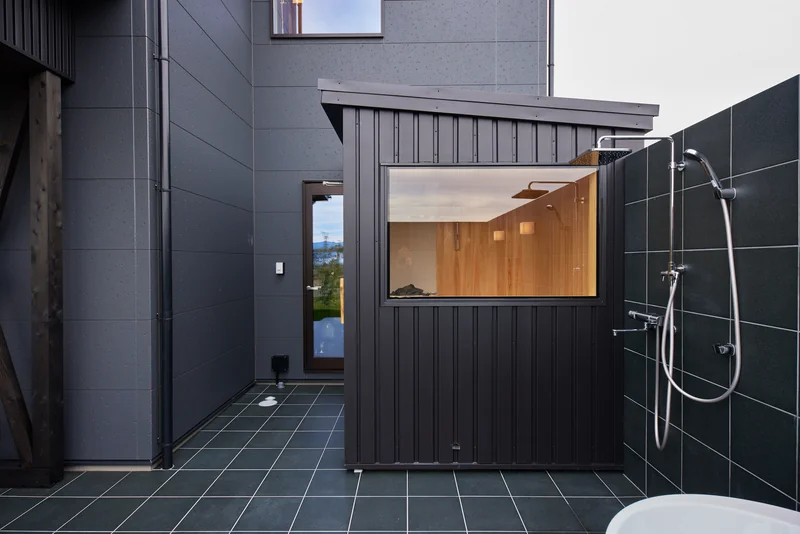 LAKE SAUNA RESORT SUITE VILLA 惺 -SHOU- サウナ