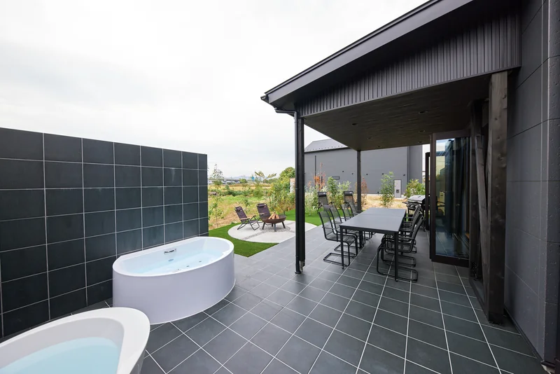 LAKE SAUNA RESORT SUITE VILLA 惺 -SHOU- BBQ・テラス