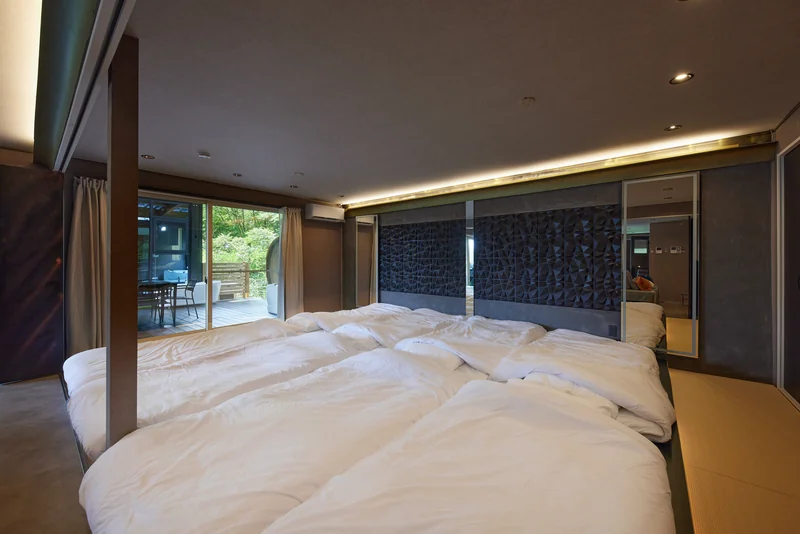 Sauna Villa Biwako Forest Bathing 寝室1