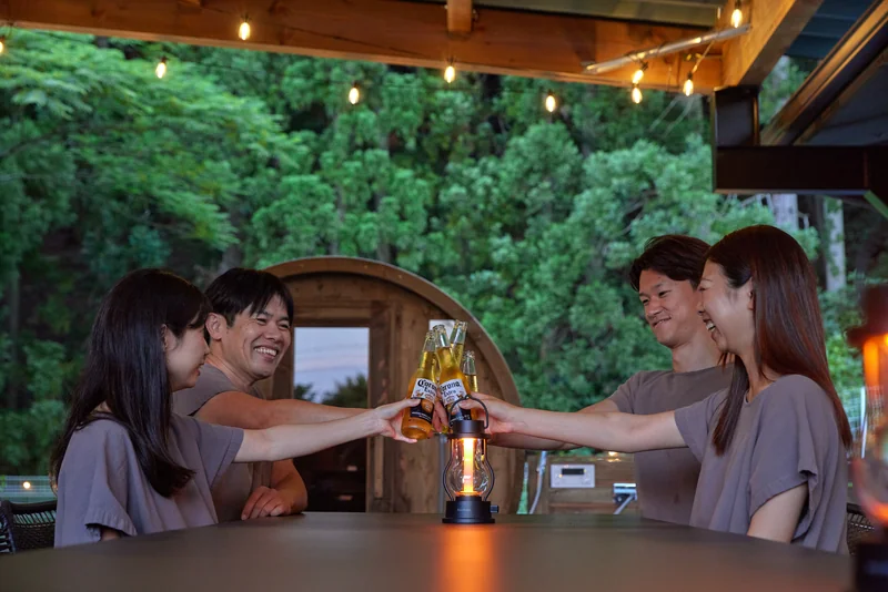 Sauna Villa Biwako Forest Bathing BBQ・テラス