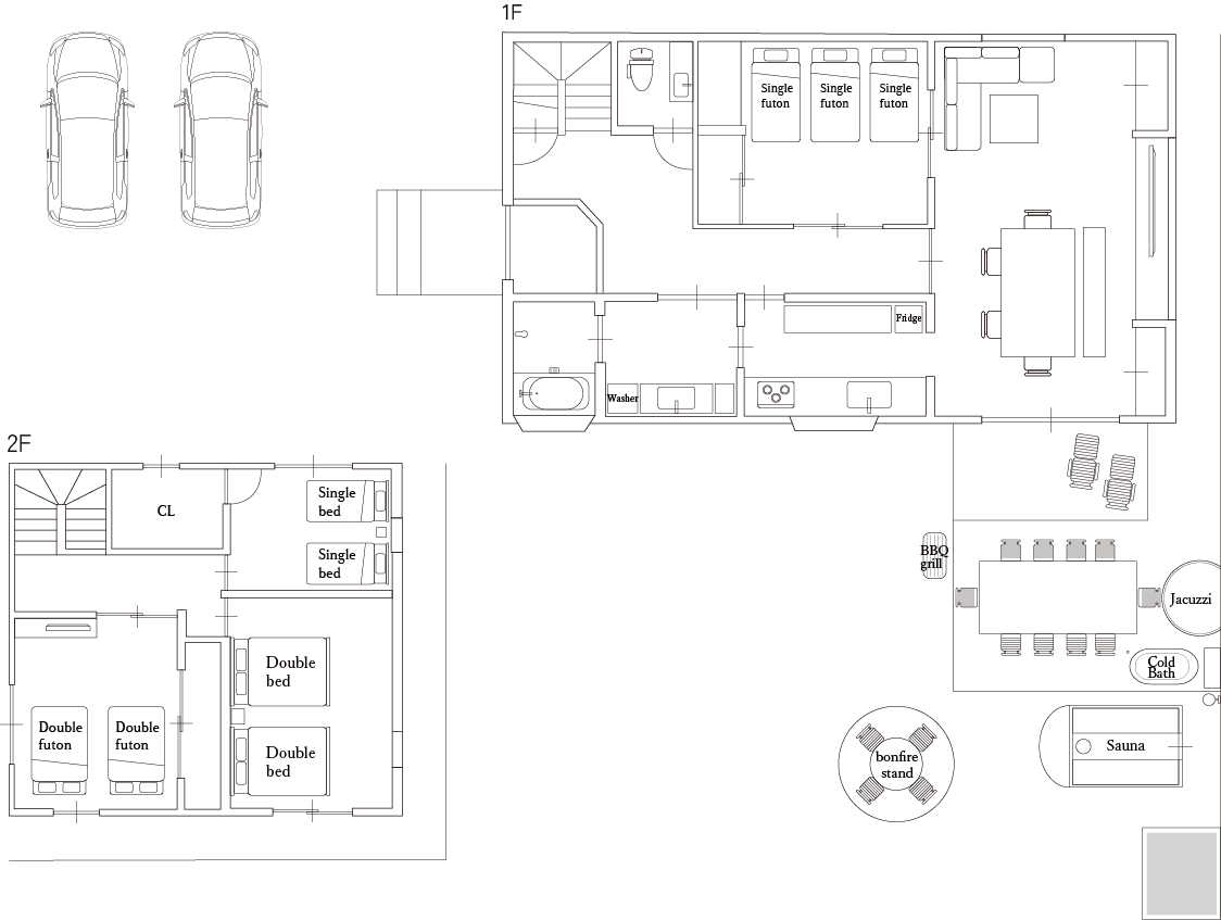 Sayuragi Villa by IZA 間取図